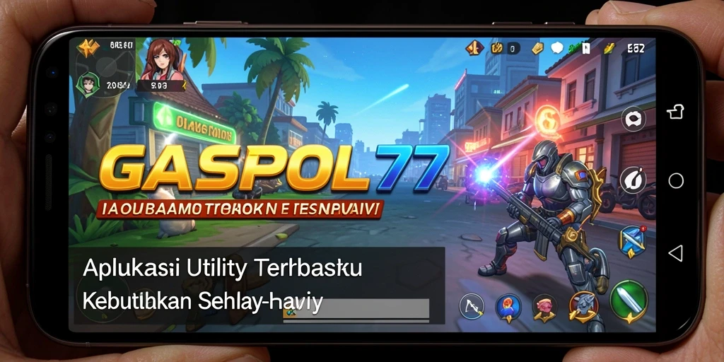 Tampilan antarmuka pengguna GASPOL77 yang intuitif dan fungsional.