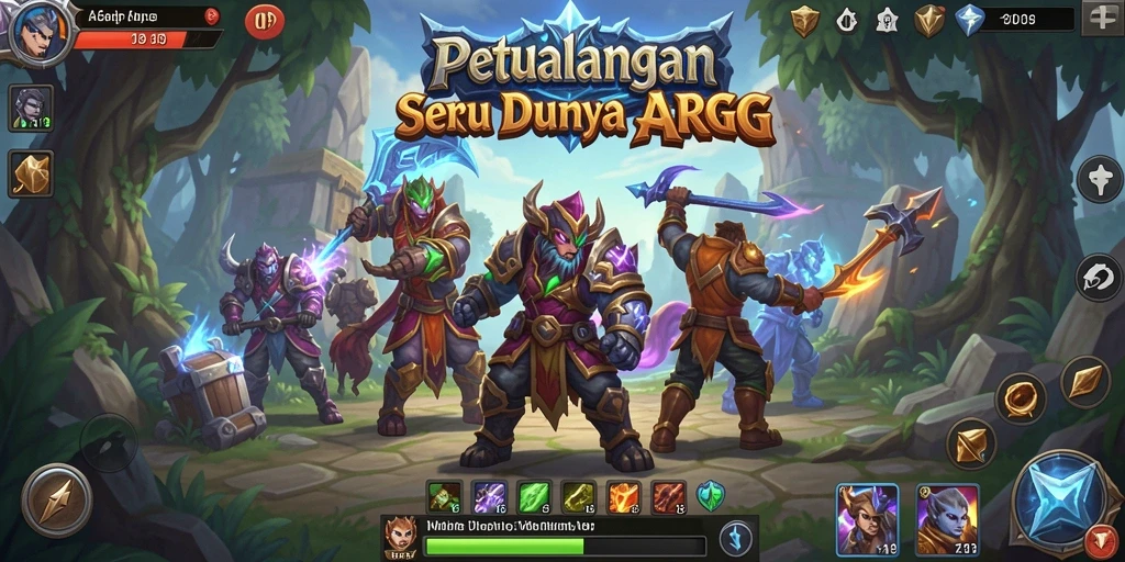 Menampilkan aksi seru dalam pertempuran ARPG yang mendebarkan.