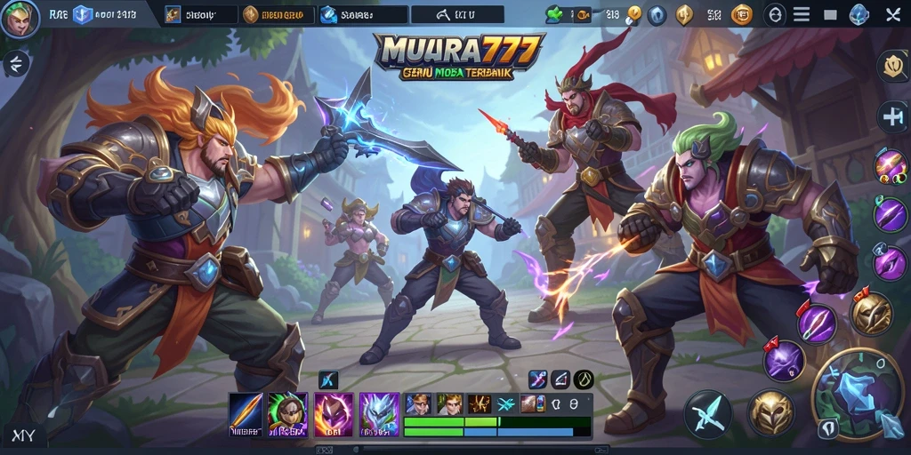 Tangkapan layar gameplay seru dari MUARA777 dalam pertempuran tim.