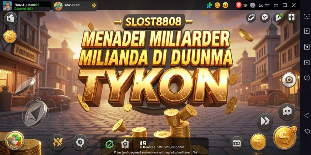 Screenshot gameplay SLOST8808 dengan tampilan menarik bisnis Tycoon.