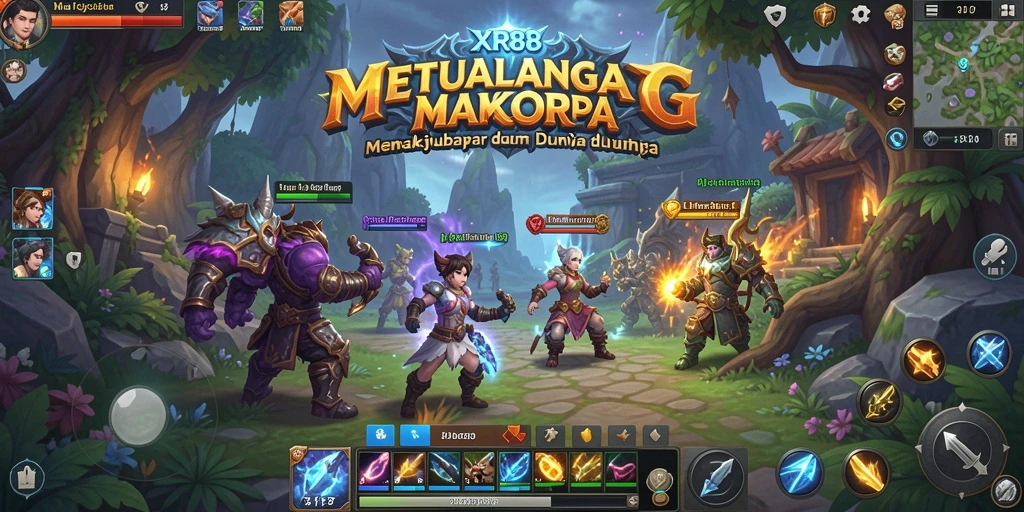 Tampilan gameplay XR88 dengan aksi seru dan grafis menawan.